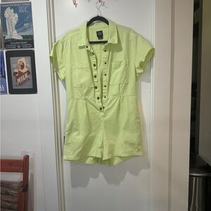 BDG Light Green Playsuit